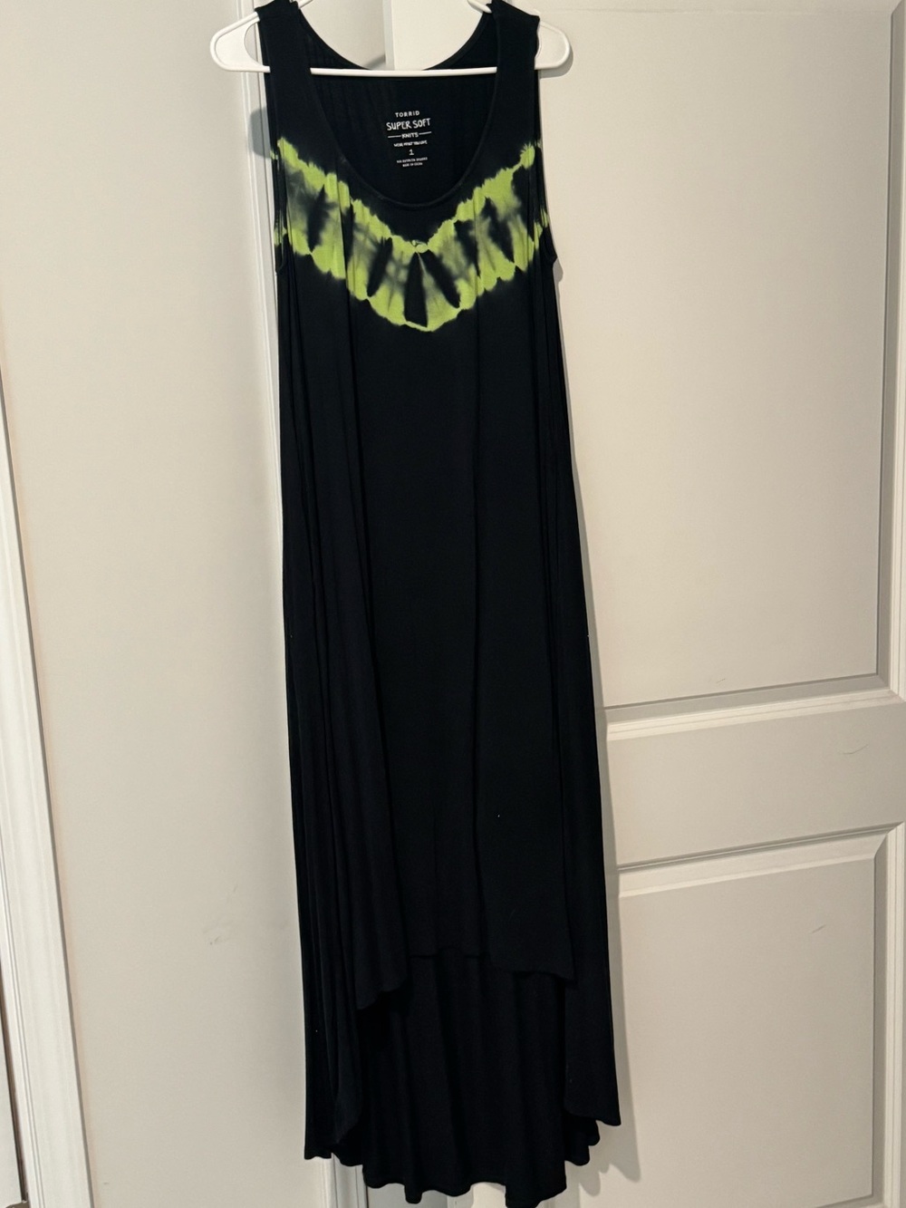 2/$30 Torrid Maxi Dress with Tie-Dye Accent